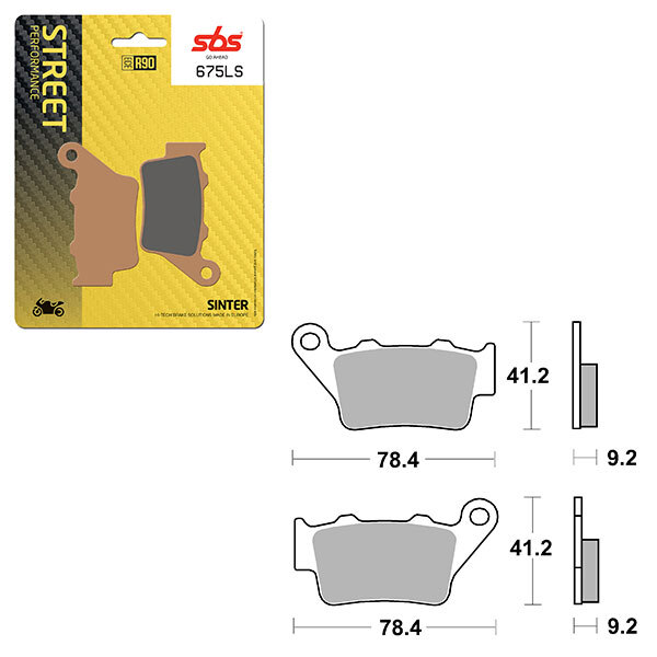 SBS PERFORMANCE LS SINTER BRAKE PAD (6260675108)