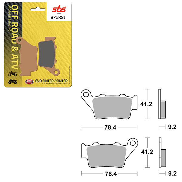 SBS EVO SINTER BRAKE PAD (6280675108)