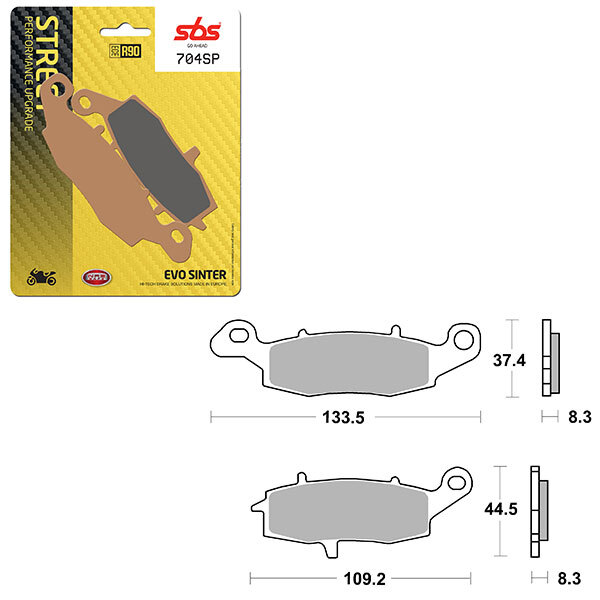 SBS SP EVO SINTER BRAKE PAD (6390704108)