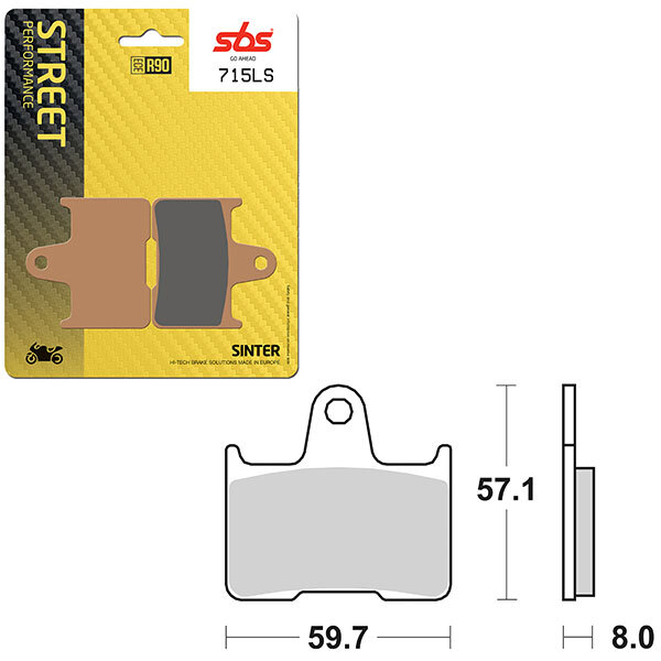 SBS PERFORMANCE LS SINTER BRAKE PAD (6260715108)