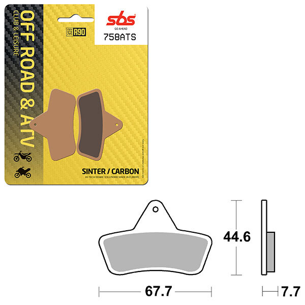 SBS SINTER BRAKE PAD (6460758108)