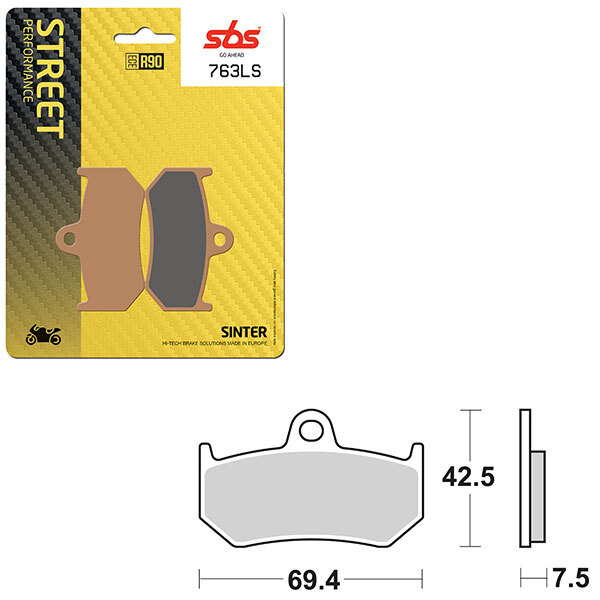 SBS PERFORMANCE LS SINTER BRAKE PAD (6260763108)