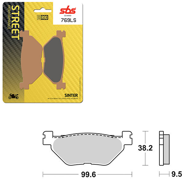 SBS PERFORMANCE LS SINTER BRAKE PAD (6260769108)