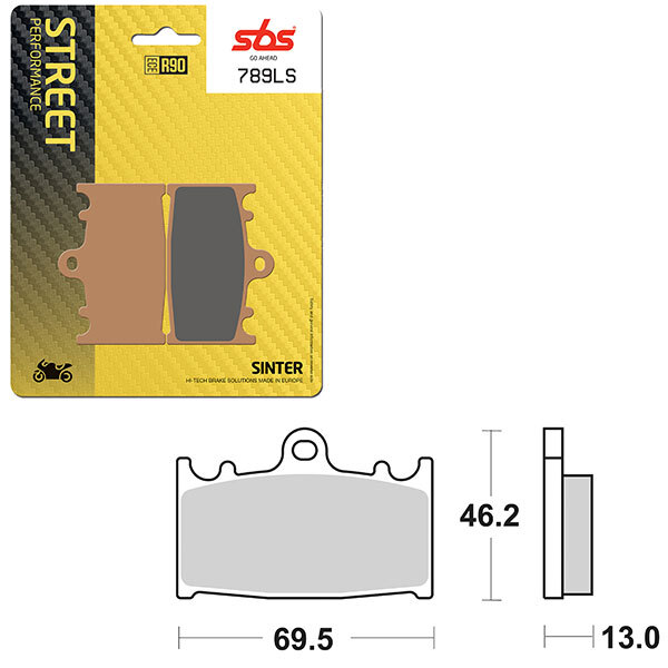 SBS PERFORMANCE LS SINTER BRAKE PAD (6260789108)