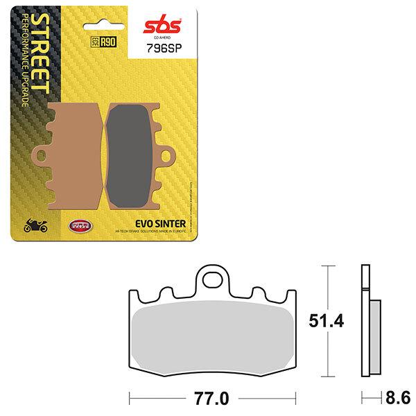 SBS SP EVO SINTER BRAKE PAD (6390796108)