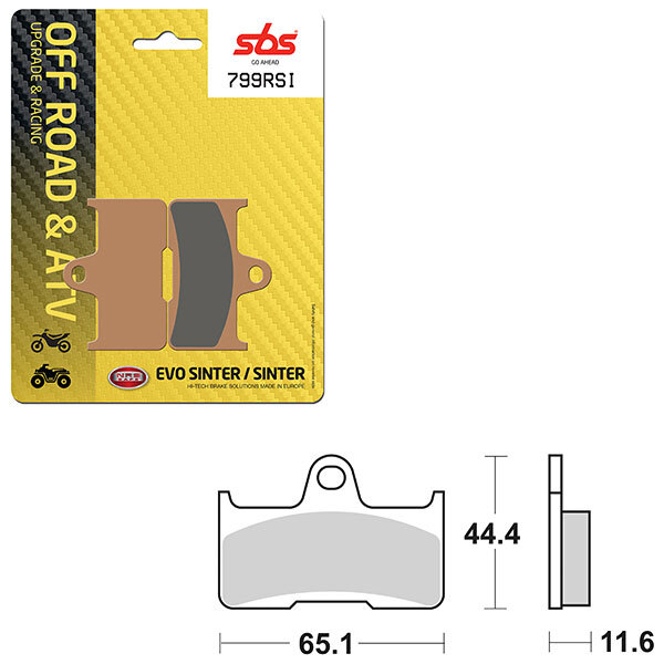 SBS EVO SINTER BRAKE PAD (6280799108)