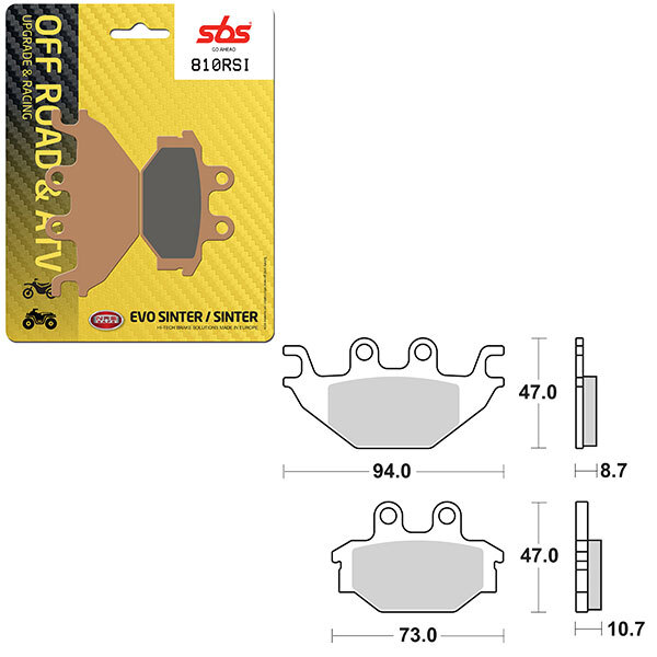 SBS EVO SINTER BRAKE PAD (6280810108)