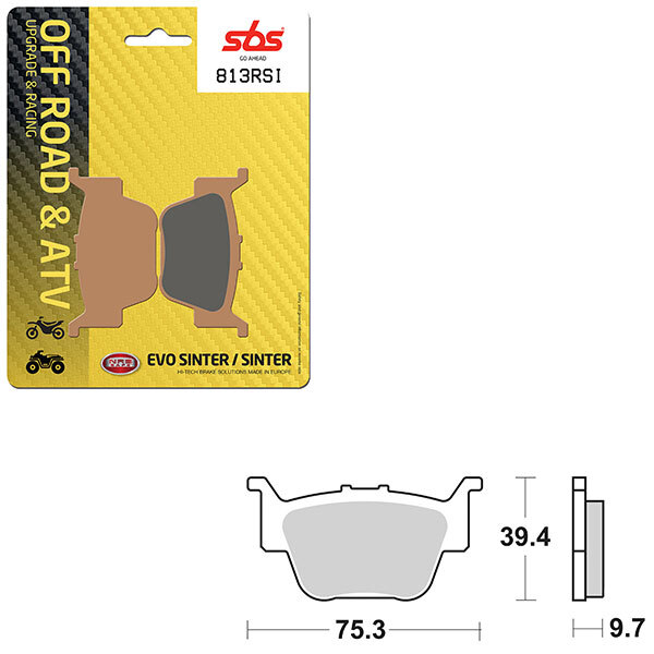 SBS EVO SINTER BRAKE PAD (6280813108)