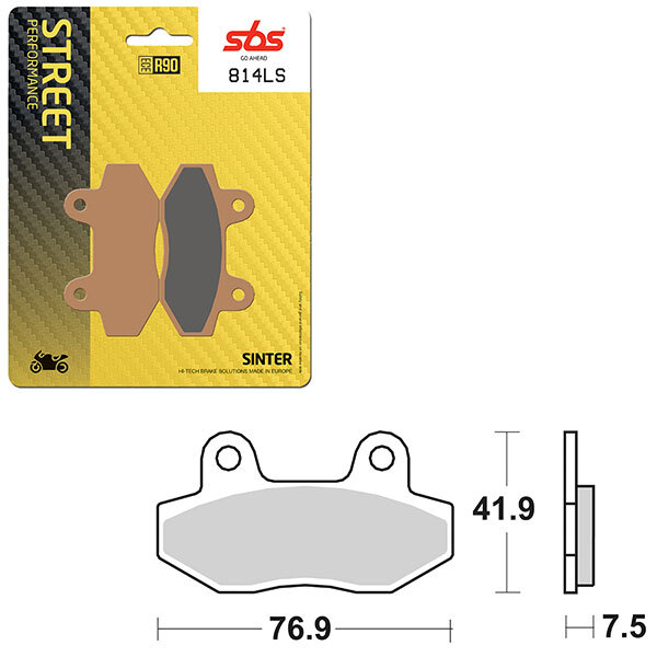 SBS PERFORMANCE LS SINTER BRAKE PAD (6260814108)