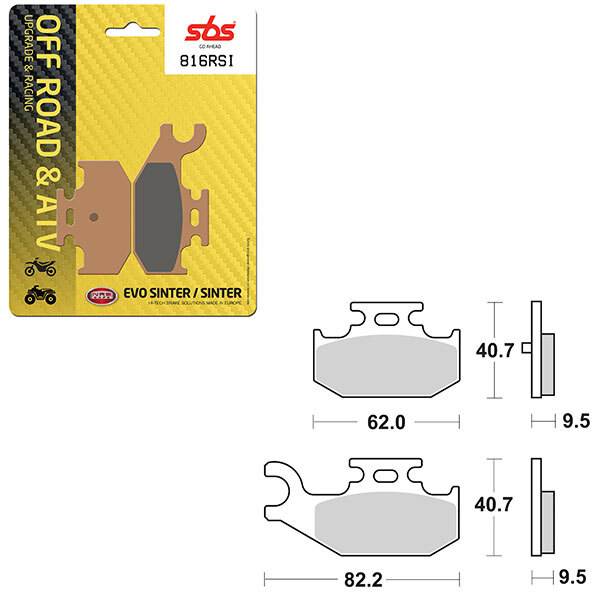 SBS EVO SINTER BRAKE PAD (6280816108)