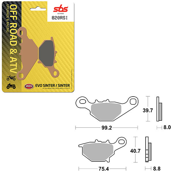 SBS EVO SINTER BRAKE PAD (6280820108)