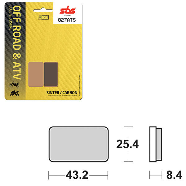 SBS SINTER BRAKE PAD (6460827108)