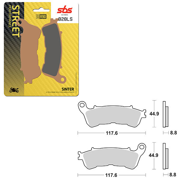 SBS PERFORMANCE LS SINTER BRAKE PAD (6260828108)