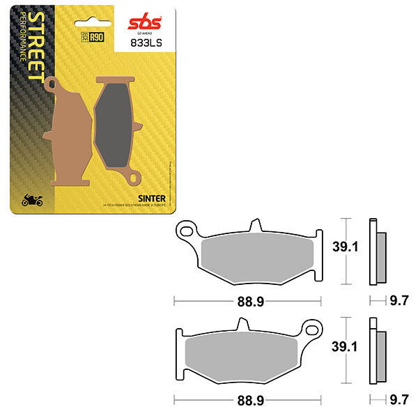 SBS PERFORMANCE LS SINTER BRAKE PAD (6260833108)