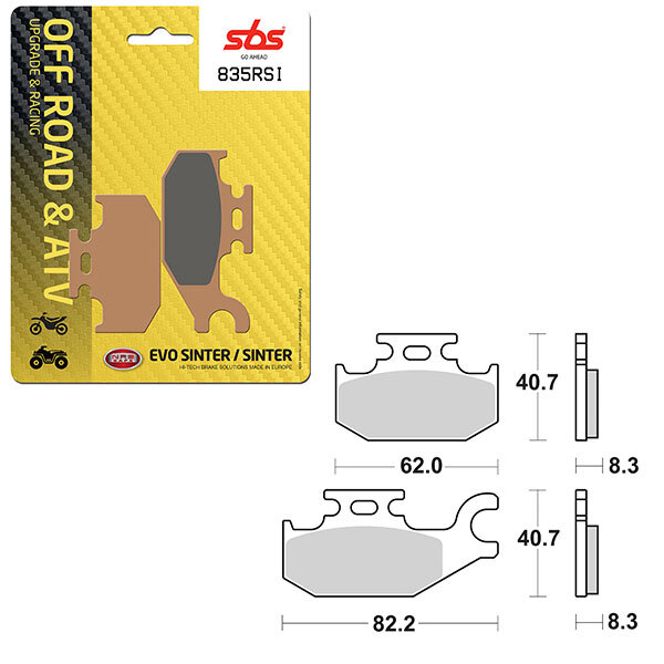 SBS EVO SINTER BRAKE PAD (6280835108)