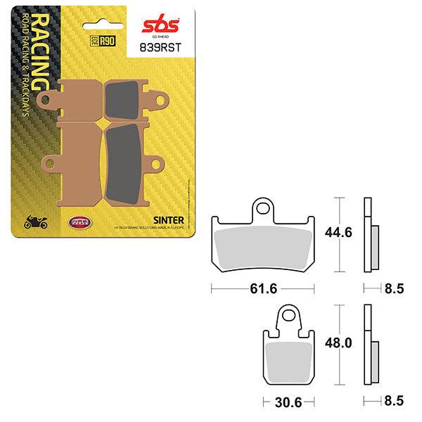 SBS ROAD RACING & TRACKDAYS SINTER BRAKE PAD (6470839108)