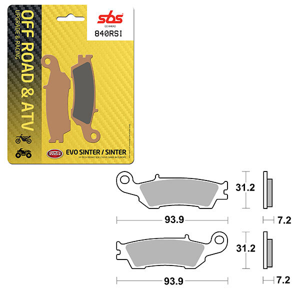 SBS EVO SINTER BRAKE PAD (6280840108)