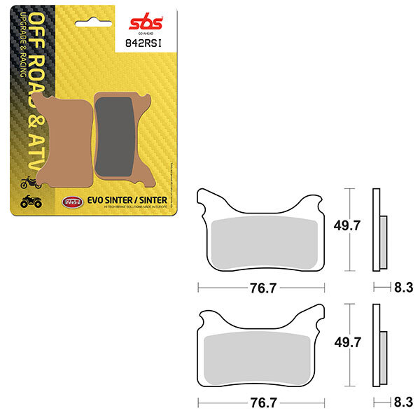 SBS EVO SINTER BRAKE PAD (6280842108)