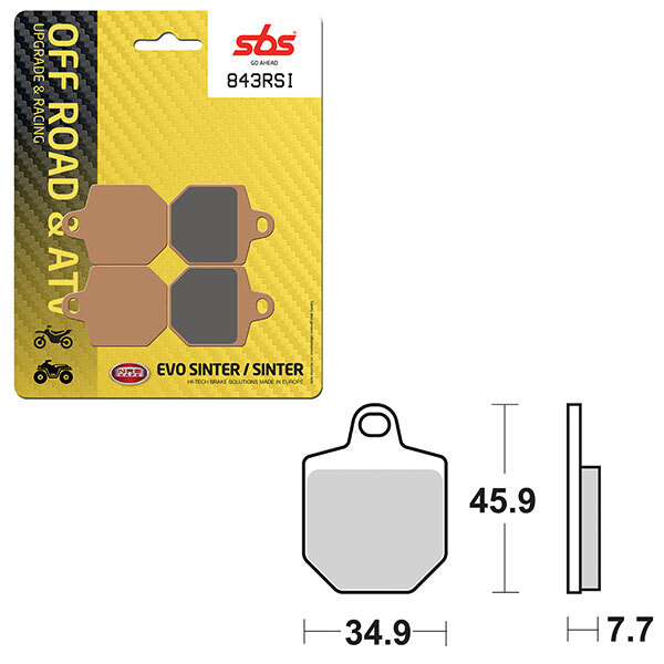 SBS EVO SINTER BRAKE PAD (6280843108)