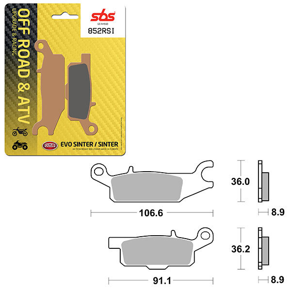 SBS EVO SINTER BRAKE PAD (6280852108)