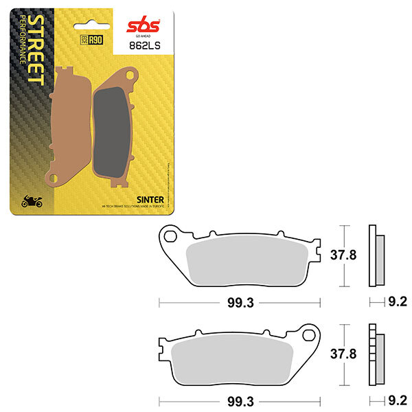 SBS PERFORMANCE LS SINTER BRAKE PAD (6260862108)