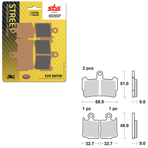 SBS SP EVO SINTER BRAKE PAD (6390869108)