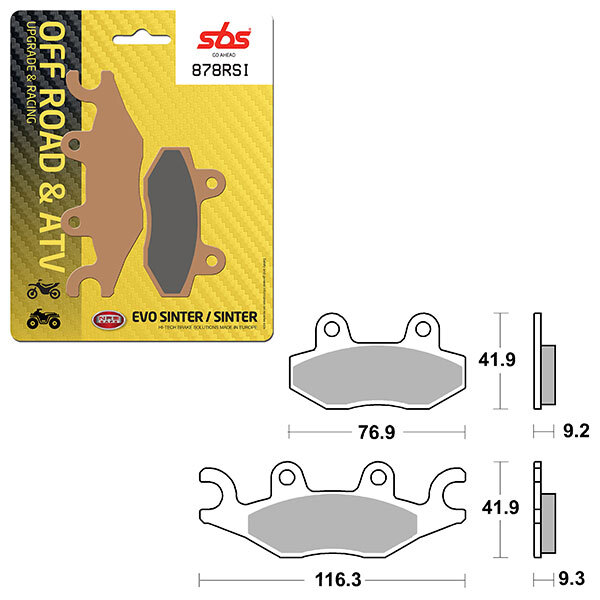 SBS EVO SINTER BRAKE PAD (6280878108)