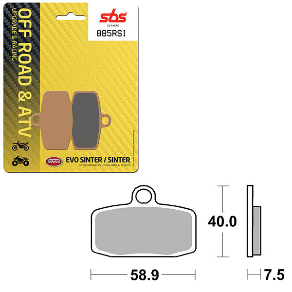 SBS EVO SINTER BRAKE PAD (6280885108)