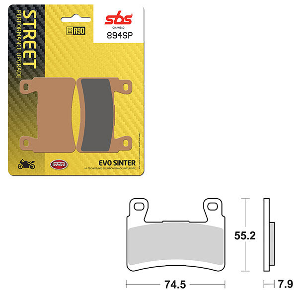 SBS SP EVO SINTER BRAKE PAD (6390894108)