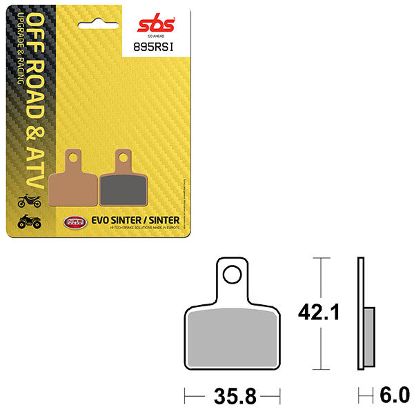 SBS EVO SINTER BRAKE PAD (6280895108)