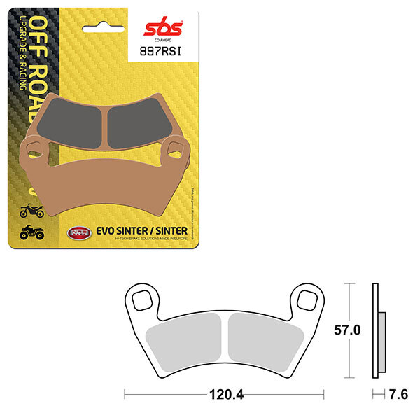 SBS EVO SINTER BRAKE PAD (6280897108)