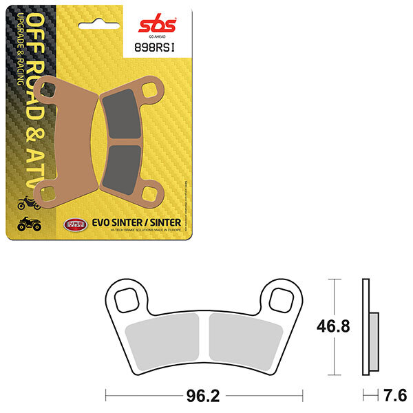 SBS EVO SINTER BRAKE PAD (6280898108)