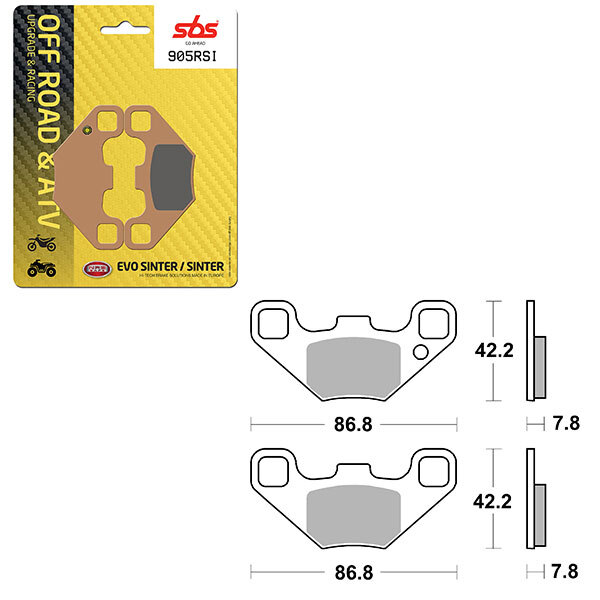 SBS EVO SINTER BRAKE PAD (6280905108)