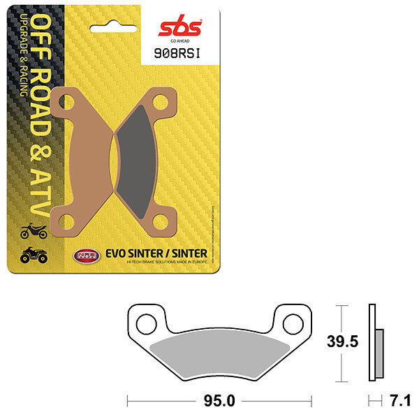 SBS EVO SINTER BRAKE PAD (6280908108)