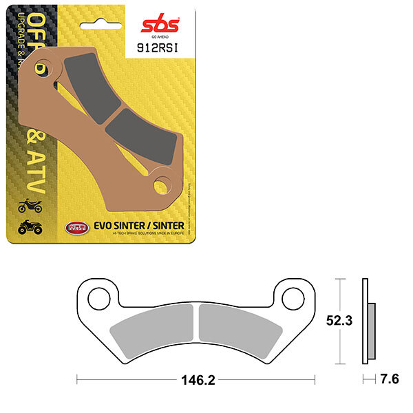 SBS EVO SINTER BRAKE PAD (6280912108)