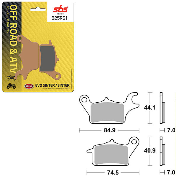 SBS EVO SINTER BRAKE PAD (6280925108)