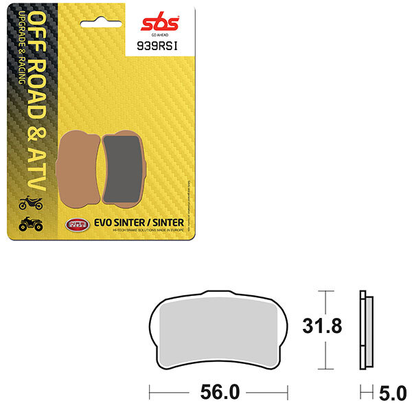 SBS EVO SINTER BRAKE PAD (6280939108)