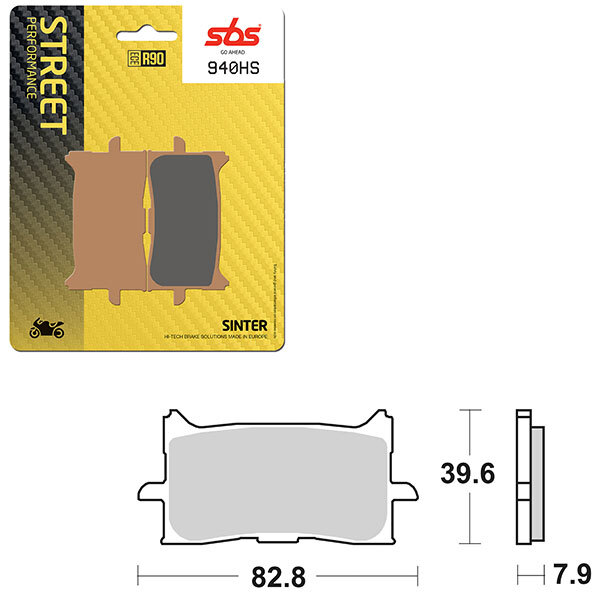 SBS PERFORMANCE HS SINTER BRAKE PAD (6250940108)