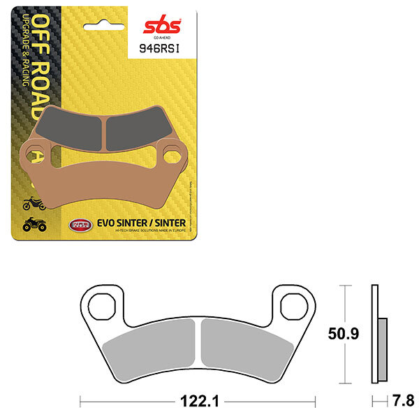 SBS EVO SINTER BRAKE PAD (6280946108)