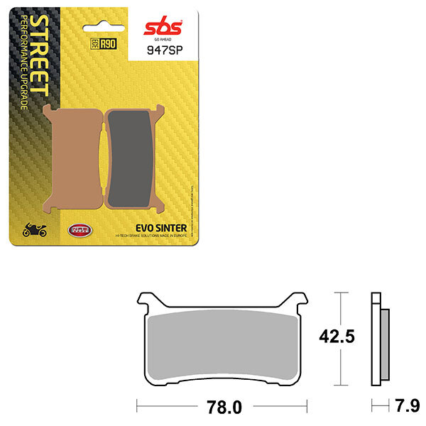 SBS SP EVO SINTER BRAKE PAD (6390947108)