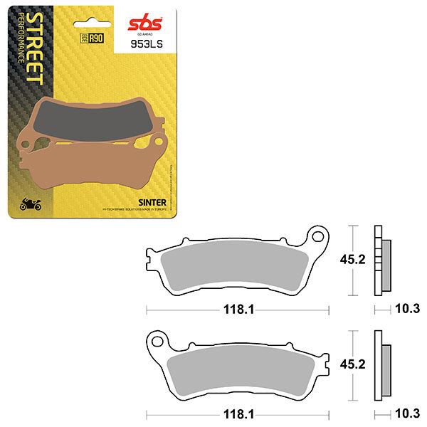 SBS PERFORMANCE LS SINTER BRAKE PAD (6260953108)