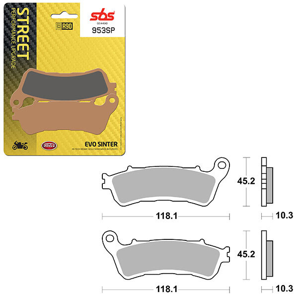 SBS SP EVO SINTER BRAKE PAD (6390953108)