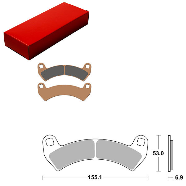 SBS EVO SINTER BRAKE PAD (6280954108)