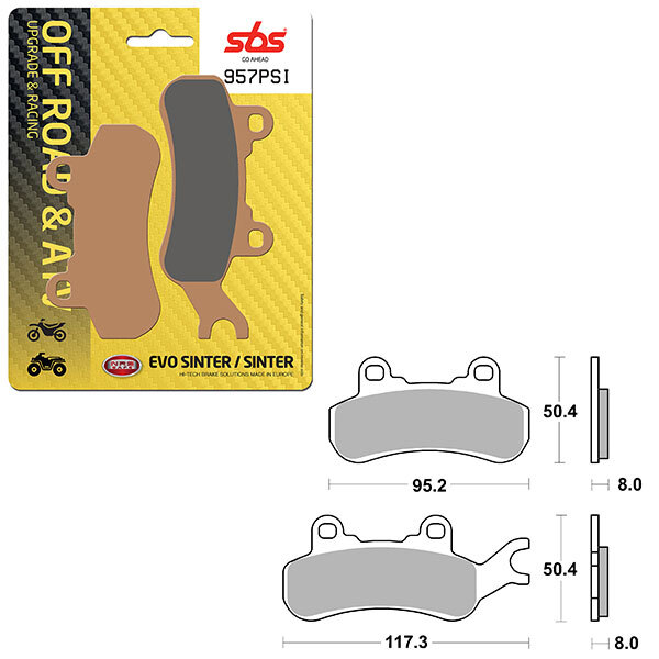 SBS EVO SINTER BRAKE PAD (6450957108)