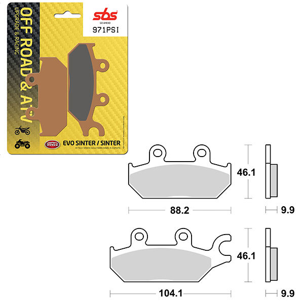 SBS EVO SINTER BRAKE PAD (6450971108)