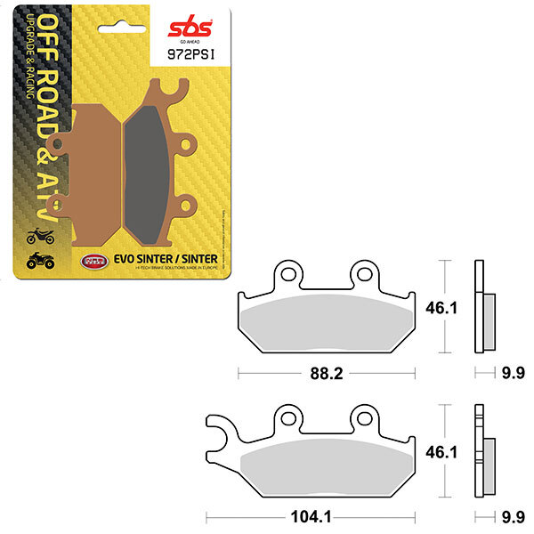 SBS EVO SINTER BRAKE PAD (6450972108)