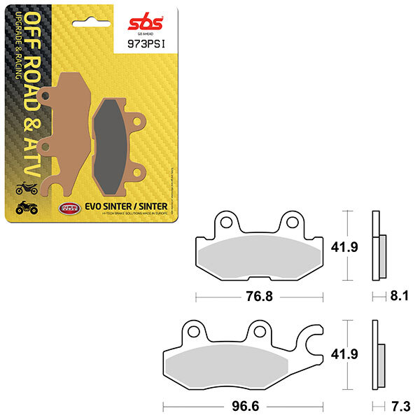 SBS EVO SINTER BRAKE PAD (6450973108)