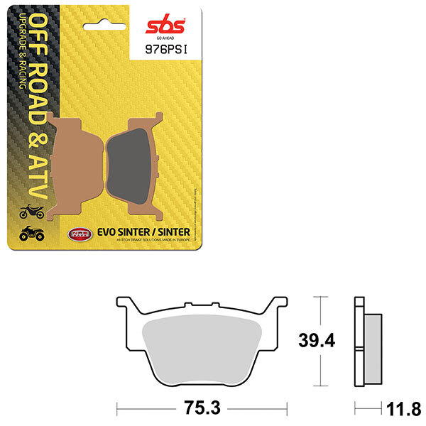 SBS EVO SINTER BRAKE PAD (6450976108)