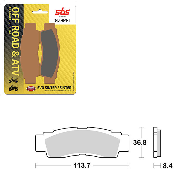 SBS EVO SINTER BRAKE PAD (6450979108)