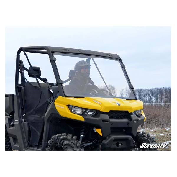 SuperATV Full Windshield Clear Scratch Resistant Poly (WS CA DEF 70)